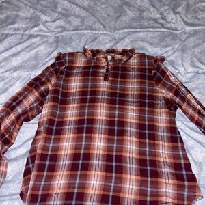 Plaid Long Sleeve Shirt
